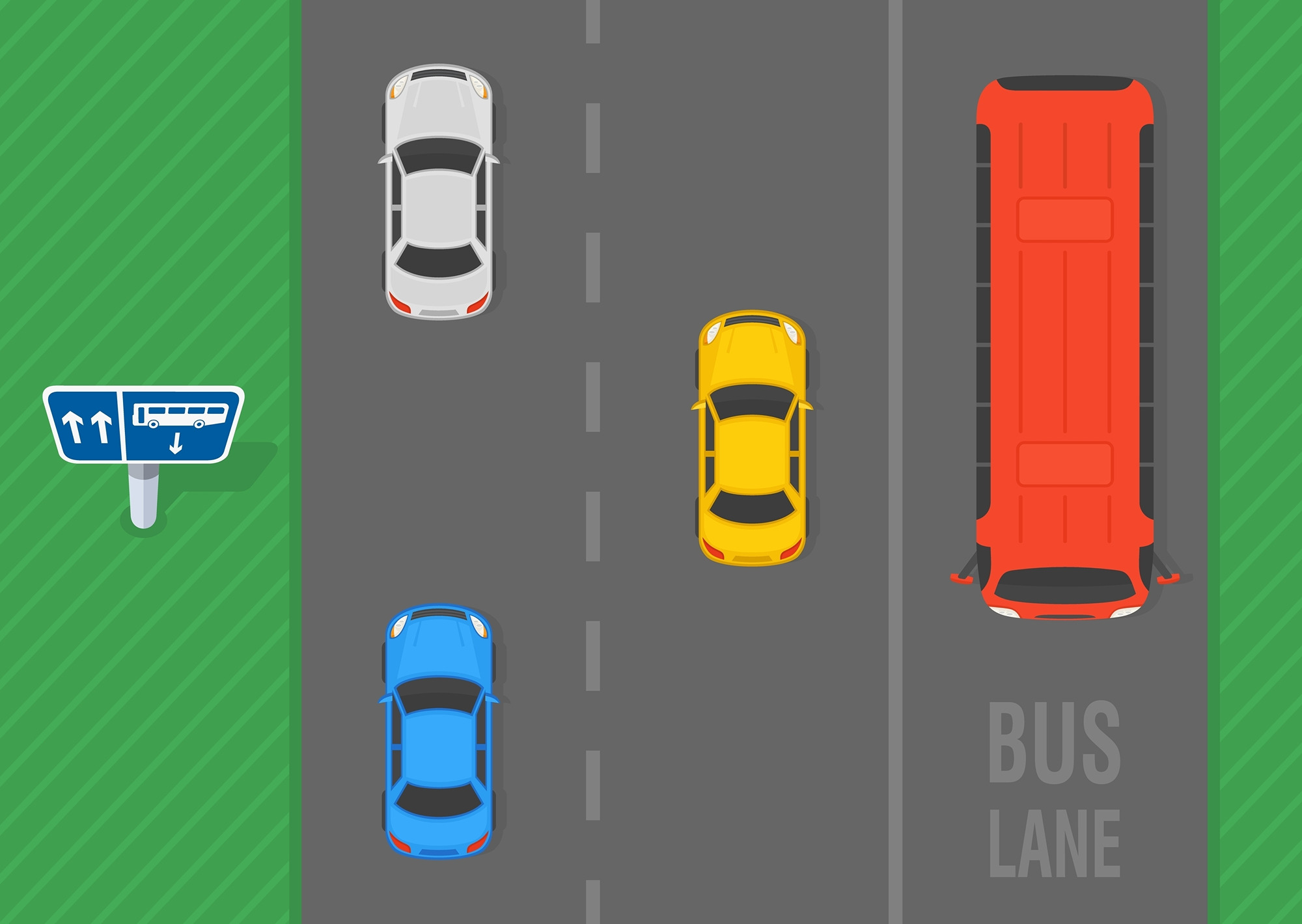 Put simply, a contraflow bus lane runs against the normal flow of traffic. While most bus lanes run alongside traffic in the same direction, a contraflow allows buses to travel in the opposite direction to other vehicles on that stretch of road.